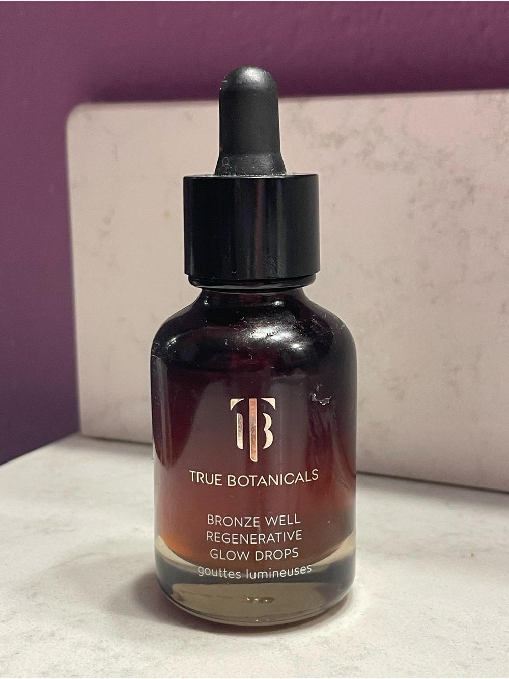 True Botanicals Bronze Well Regenerative Glow Drops - barely used